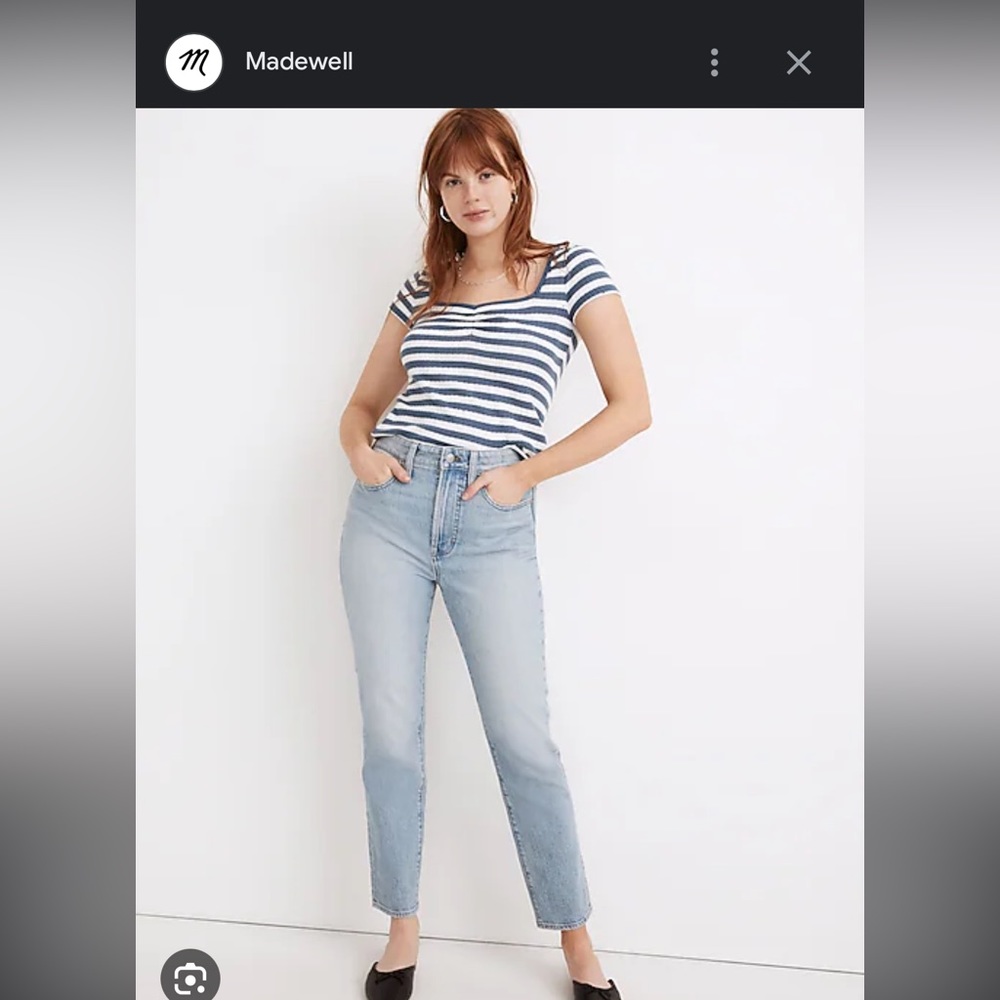 The Curvy Perfect Vintage Jean Tall by Madewell